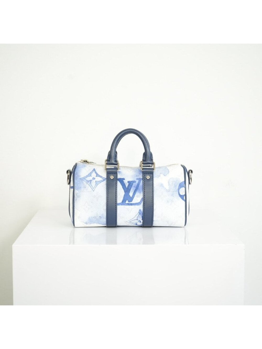 Louis Vuitton Keepall XS Blue watercolor monogram w/strap w/dustbag